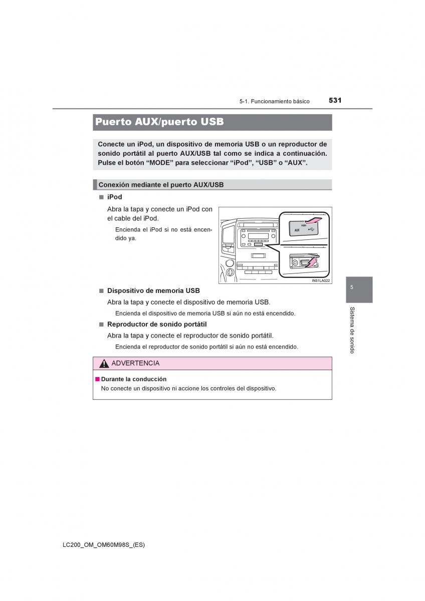 Toyota Land Cruiser J200 manual del propietario / page 531