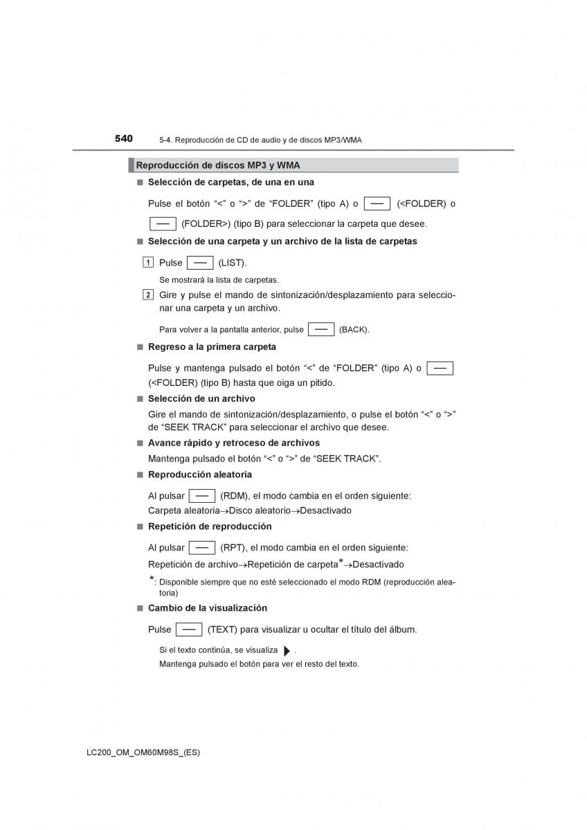 Toyota Land Cruiser J200 manual del propietario / page 540