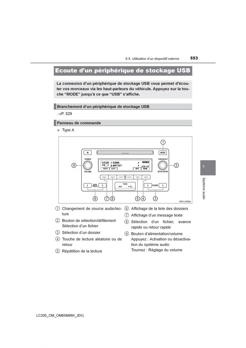 Toyota Land Cruiser J200 manuel du proprietaire / page 553