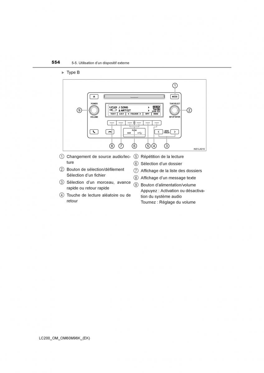 Toyota Land Cruiser J200 manuel du proprietaire / page 554