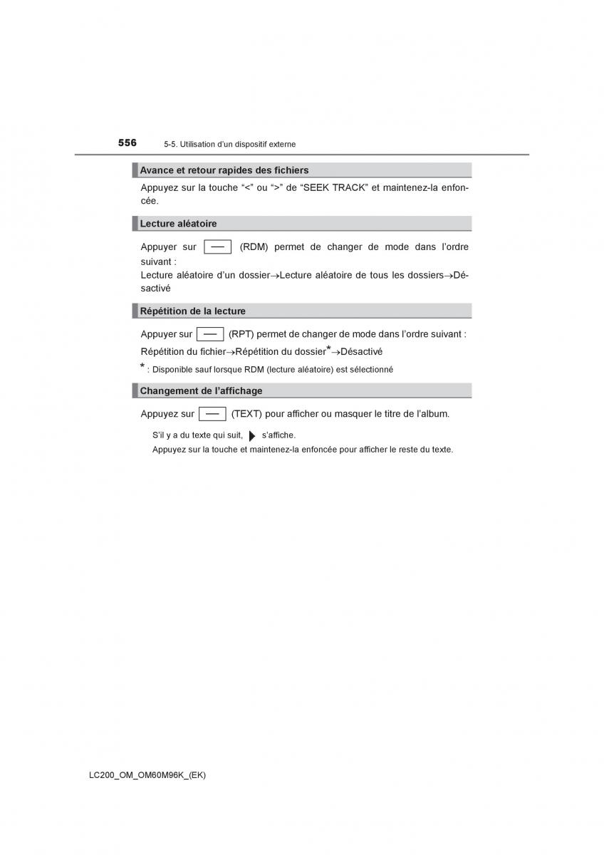 Toyota Land Cruiser J200 manuel du proprietaire / page 556