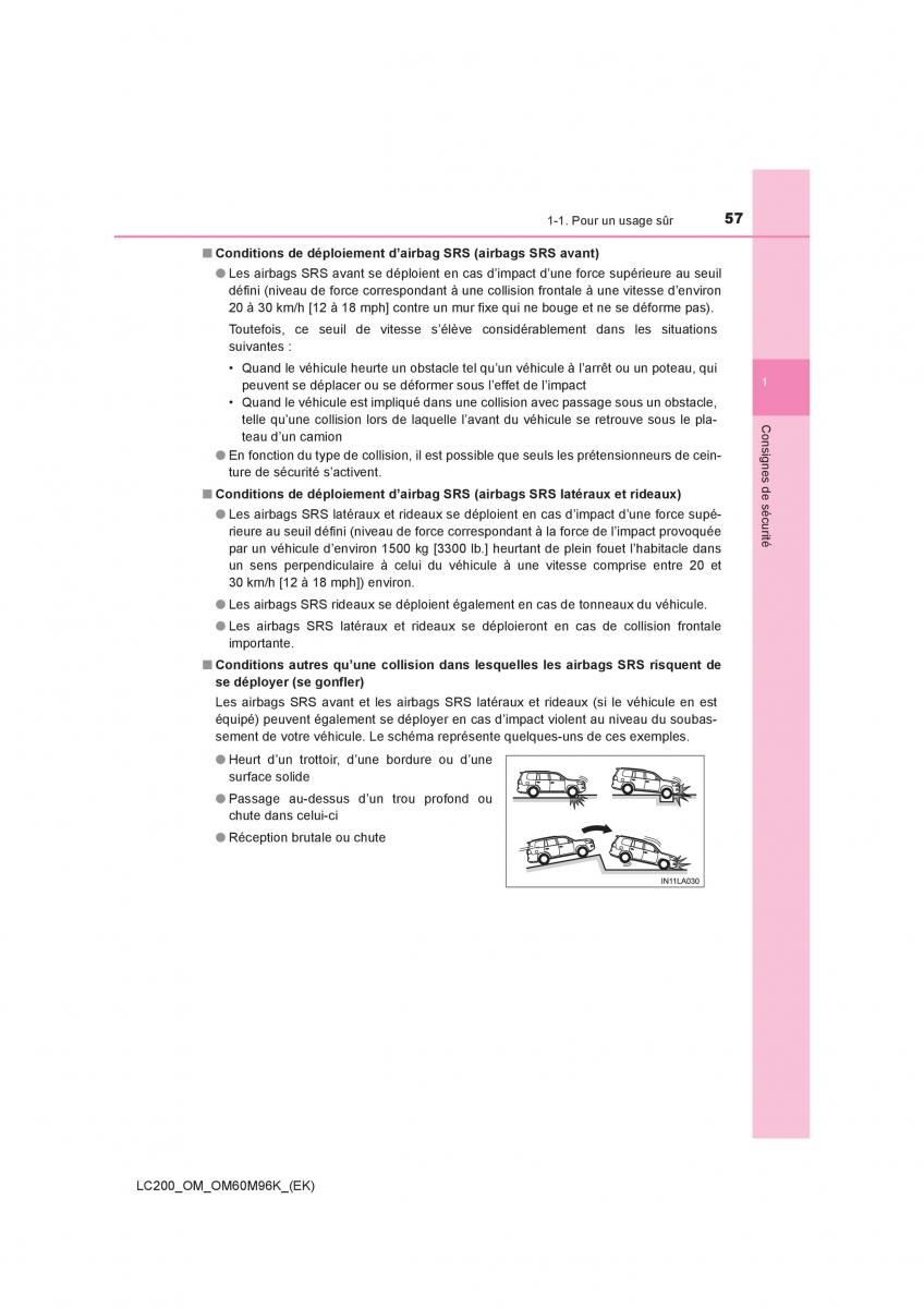 Toyota Land Cruiser J200 manuel du proprietaire / page 57