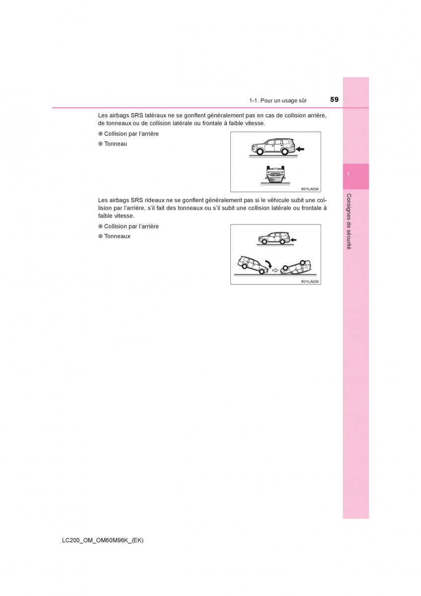 Toyota Land Cruiser J200 manuel du proprietaire / page 59