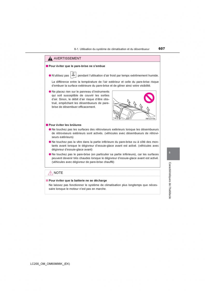 Toyota Land Cruiser J200 manuel du proprietaire / page 607