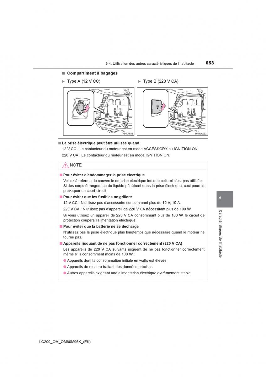 Toyota Land Cruiser J200 manuel du proprietaire / page 653