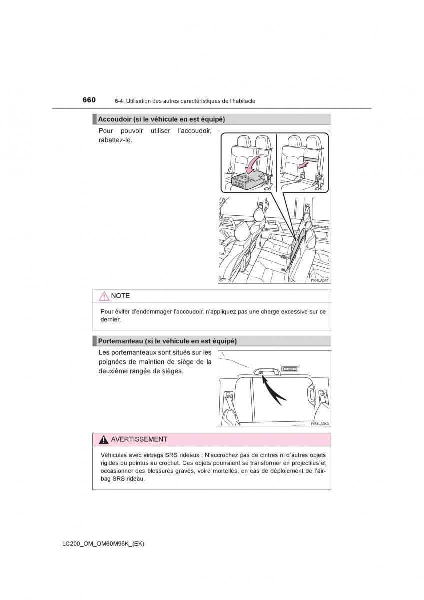 Toyota Land Cruiser J200 manuel du proprietaire / page 660