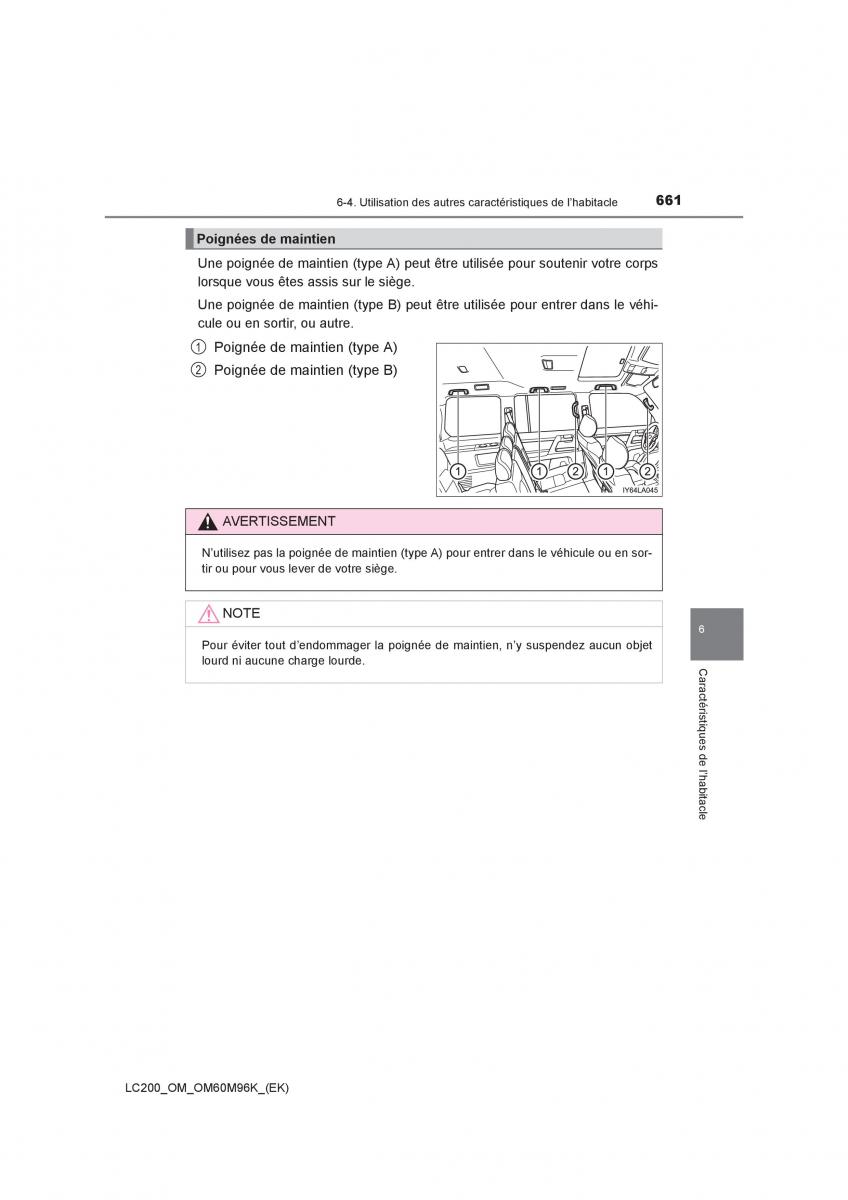 Toyota Land Cruiser J200 manuel du proprietaire / page 661