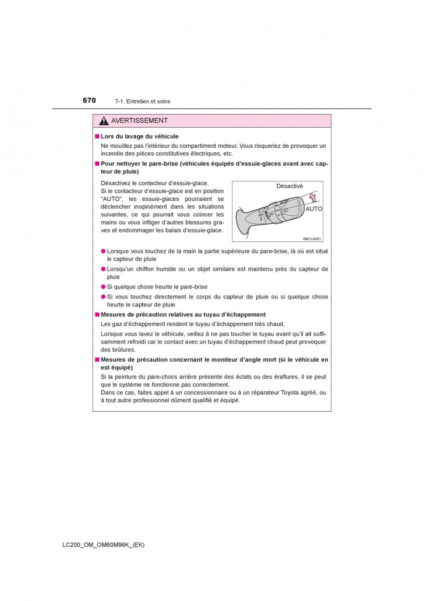 Toyota Land Cruiser J200 manuel du proprietaire / page 670