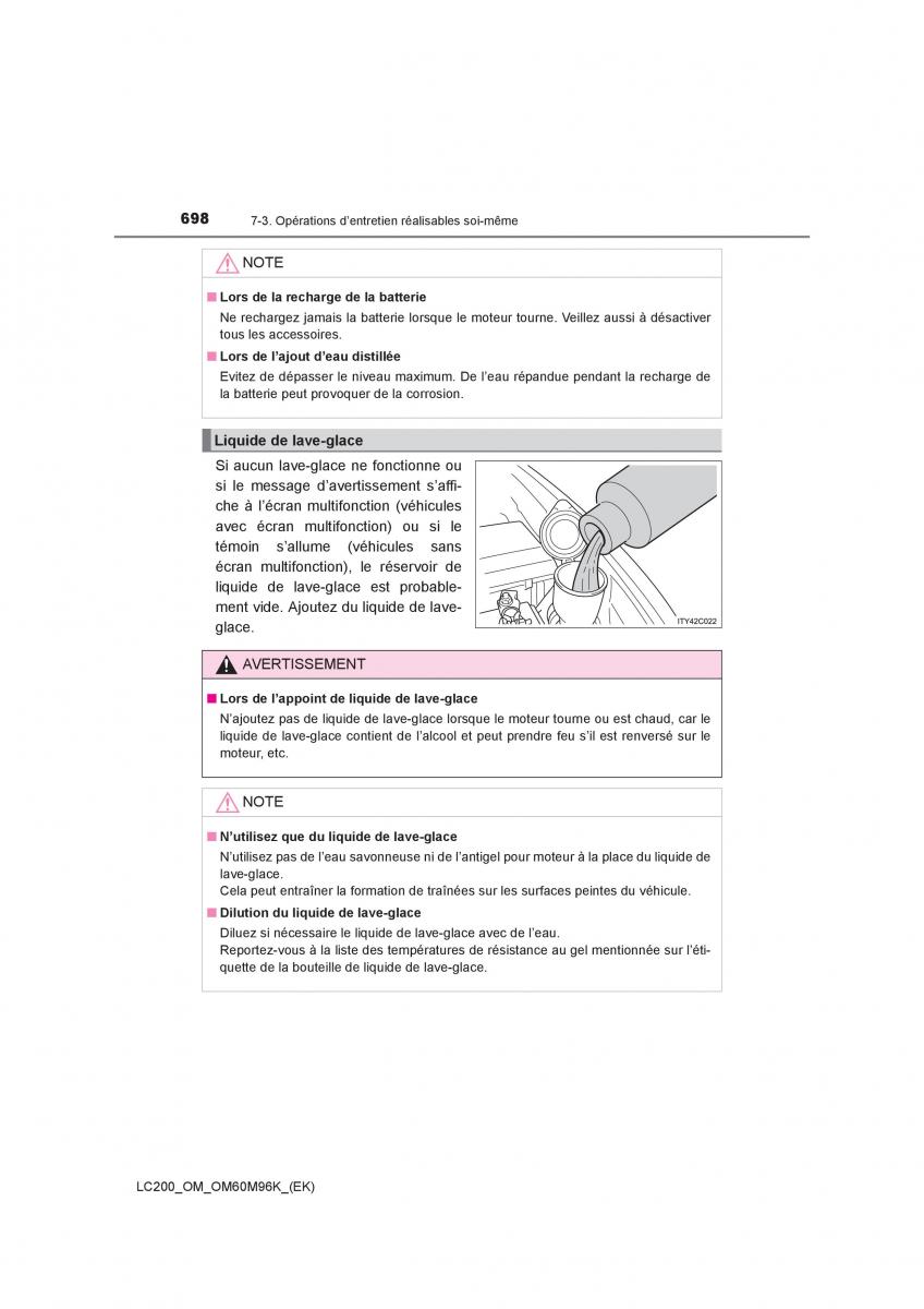 Toyota Land Cruiser J200 manuel du proprietaire / page 698