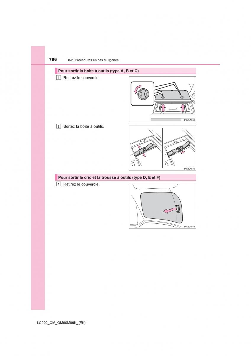 Toyota Land Cruiser J200 manuel du proprietaire / page 786