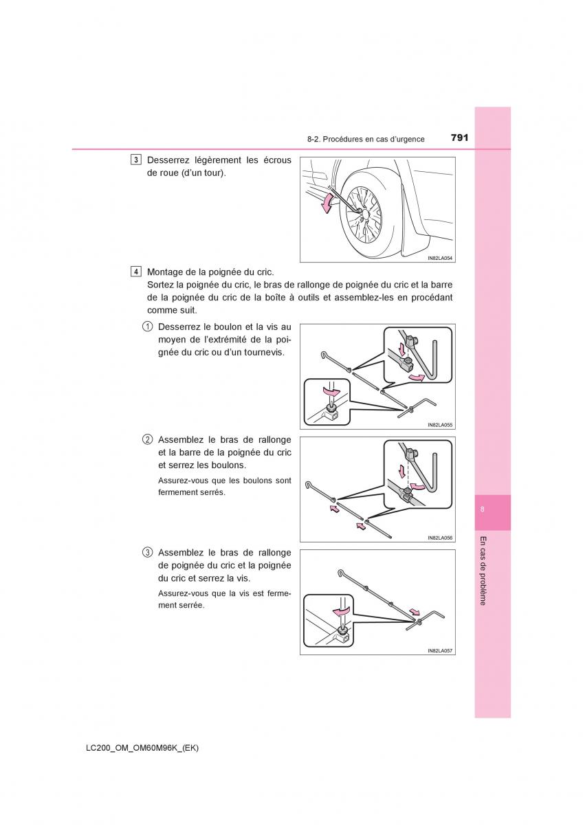 Toyota Land Cruiser J200 manuel du proprietaire / page 791