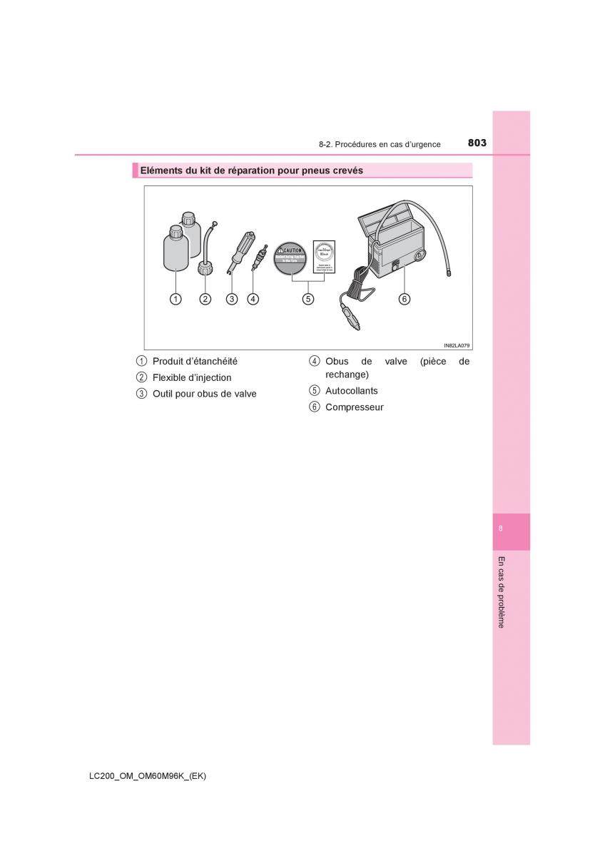 Toyota Land Cruiser J200 manuel du proprietaire / page 803