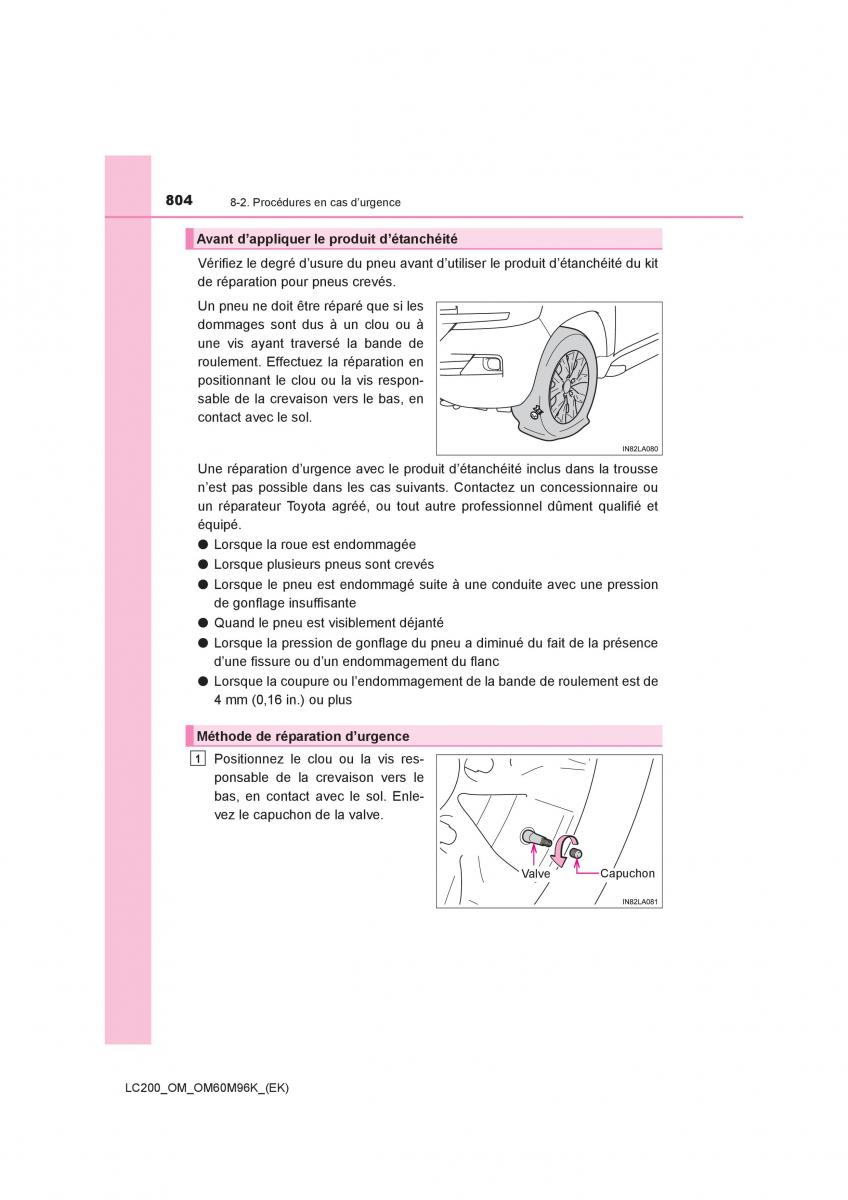 Toyota Land Cruiser J200 manuel du proprietaire / page 804