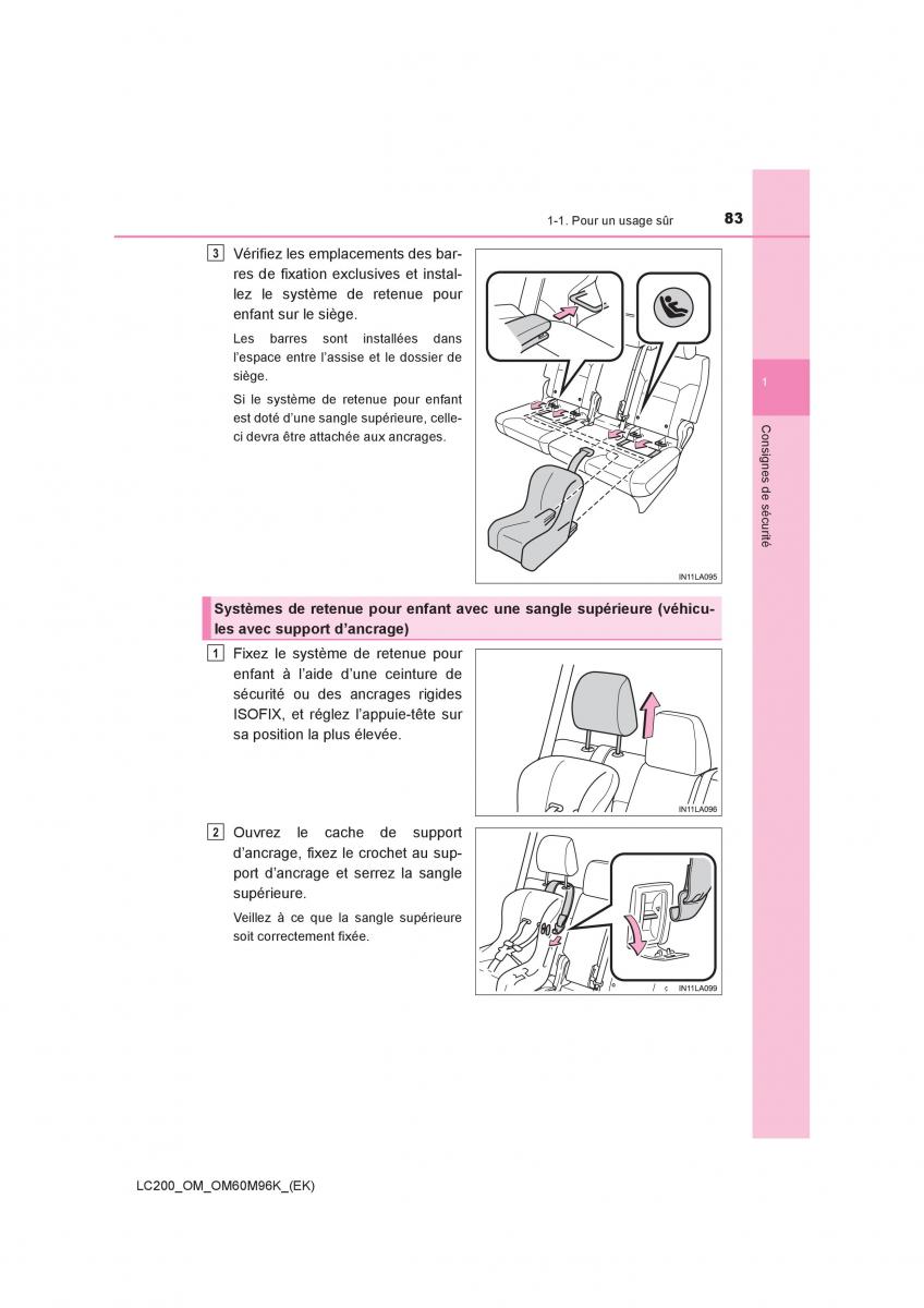 Toyota Land Cruiser J200 manuel du proprietaire / page 83