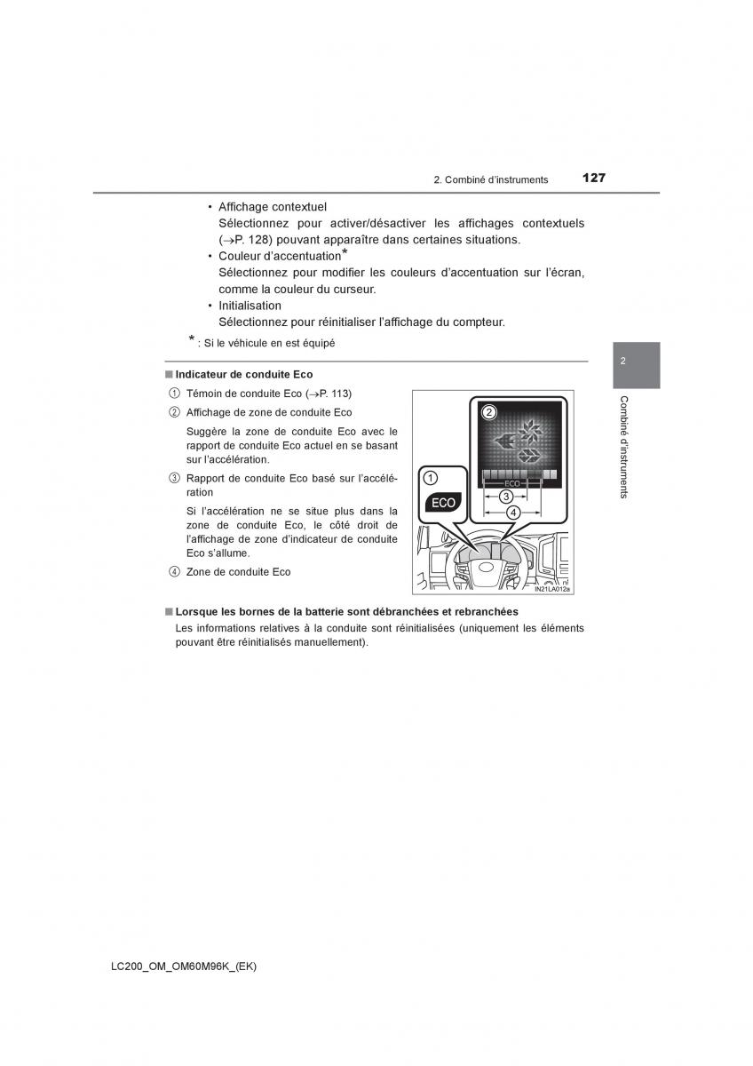 Toyota Land Cruiser J200 manuel du proprietaire / page 127