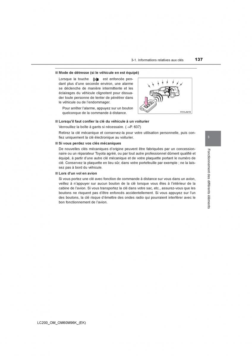 Toyota Land Cruiser J200 manuel du proprietaire / page 137