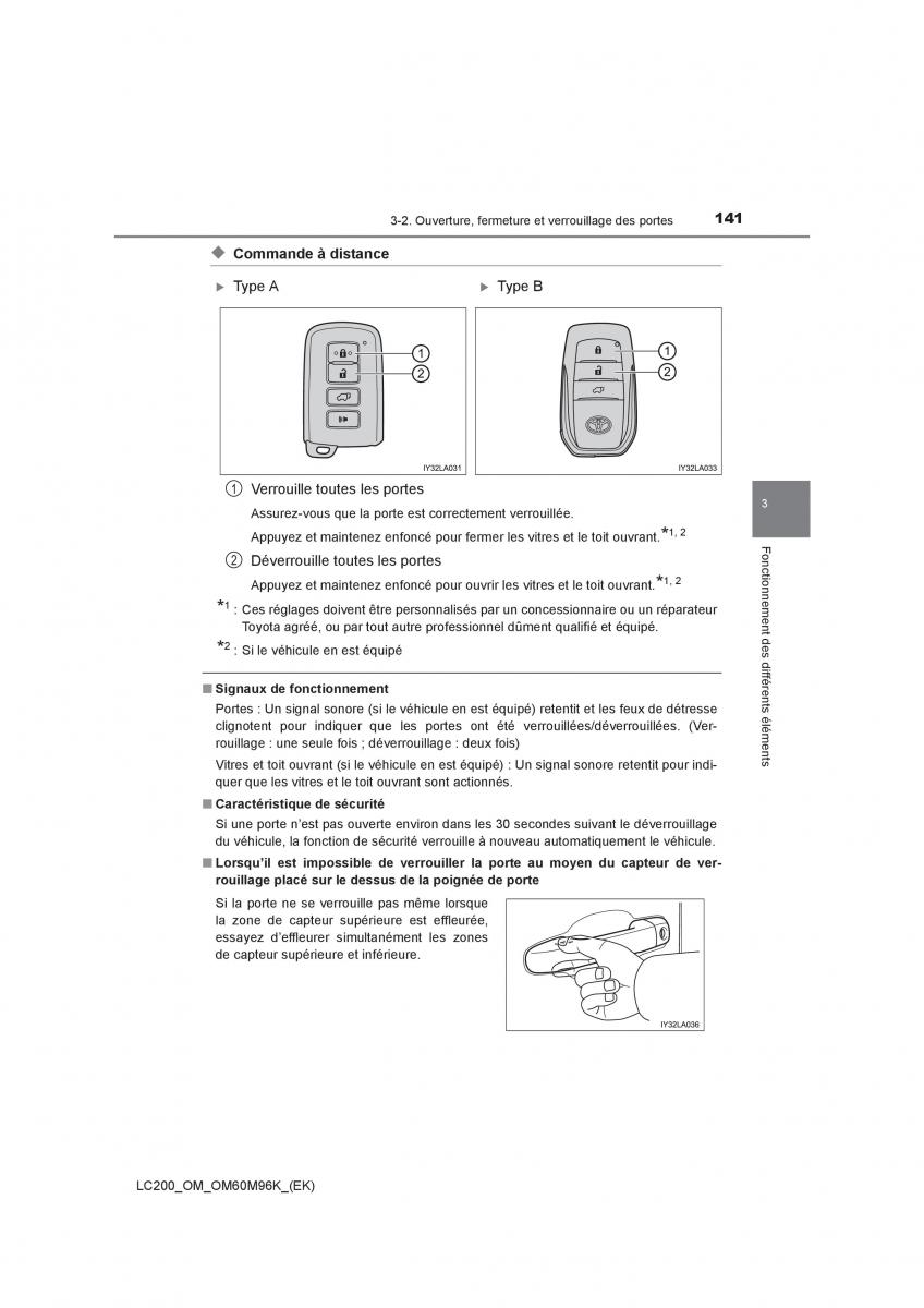 Toyota Land Cruiser J200 manuel du proprietaire / page 141