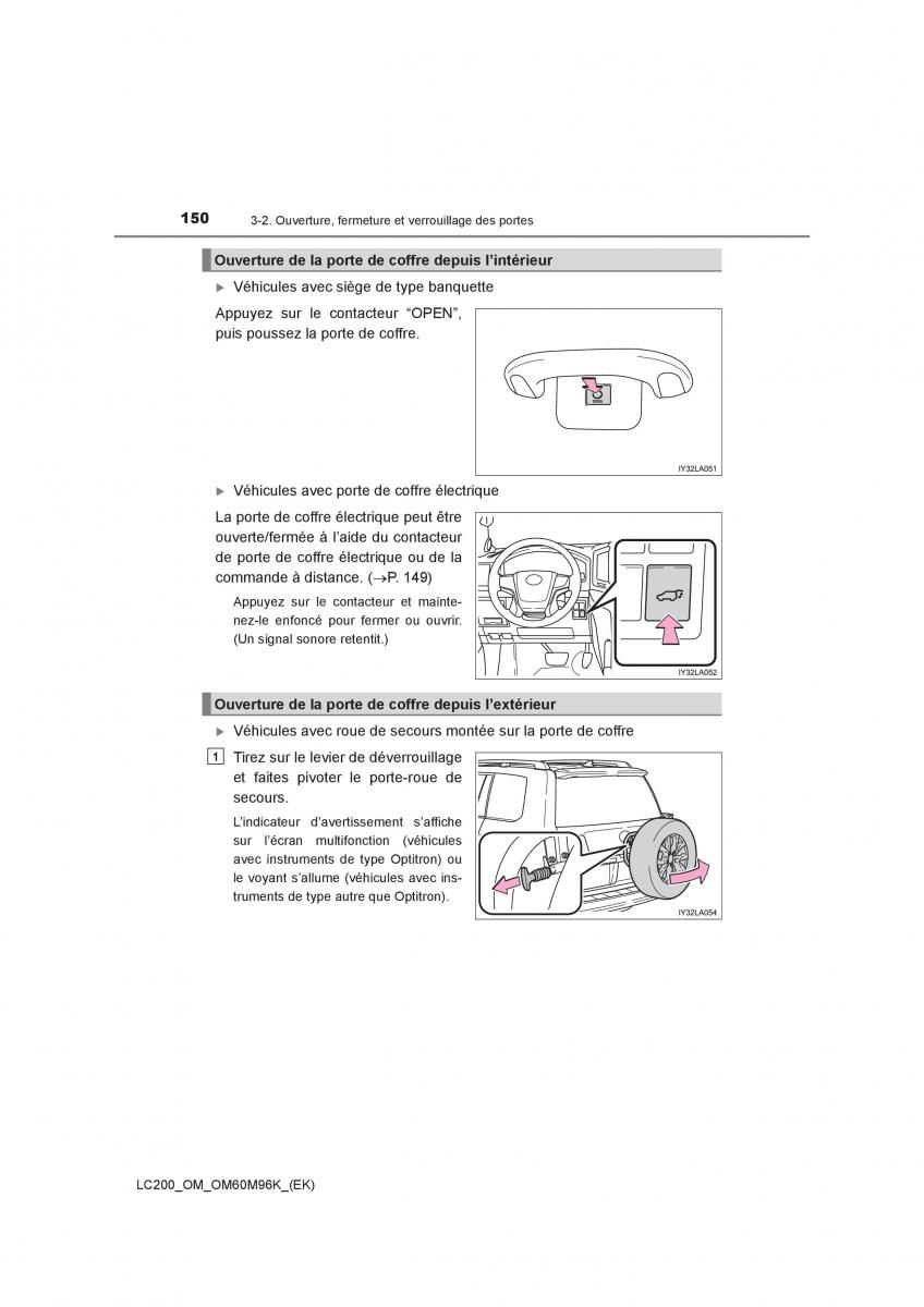 Toyota Land Cruiser J200 manuel du proprietaire / page 150