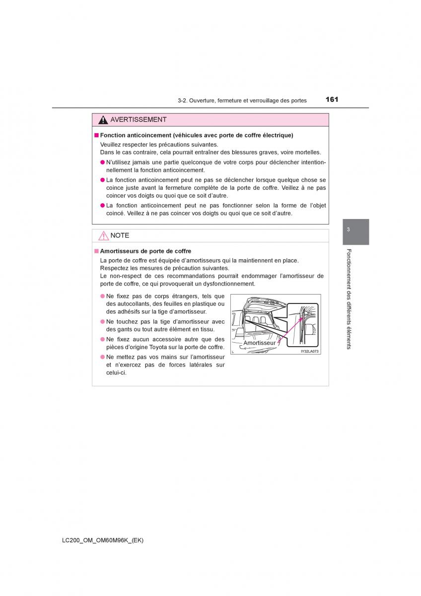 Toyota Land Cruiser J200 manuel du proprietaire / page 161