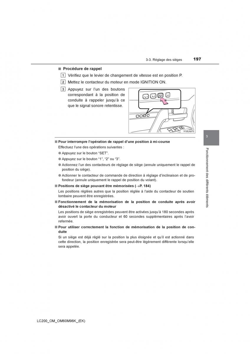 Toyota Land Cruiser J200 manuel du proprietaire / page 197