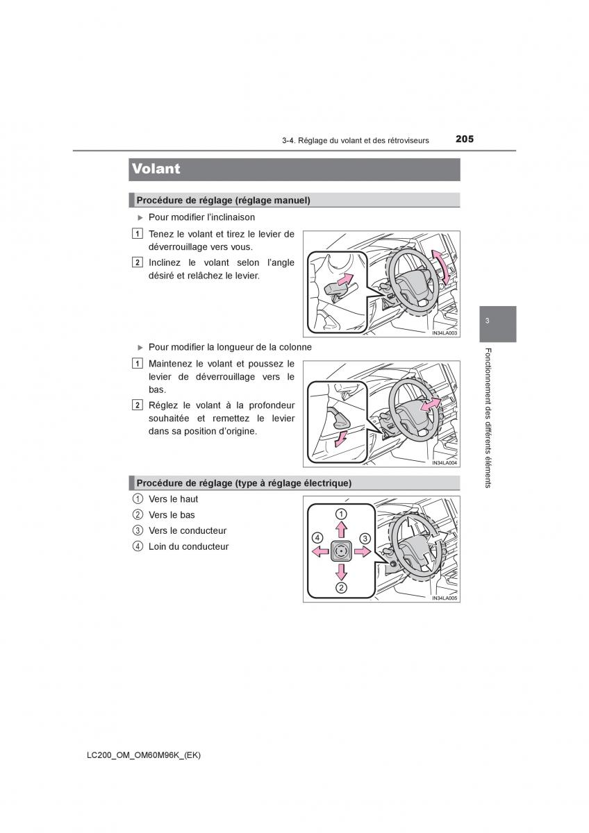 Toyota Land Cruiser J200 manuel du proprietaire / page 205