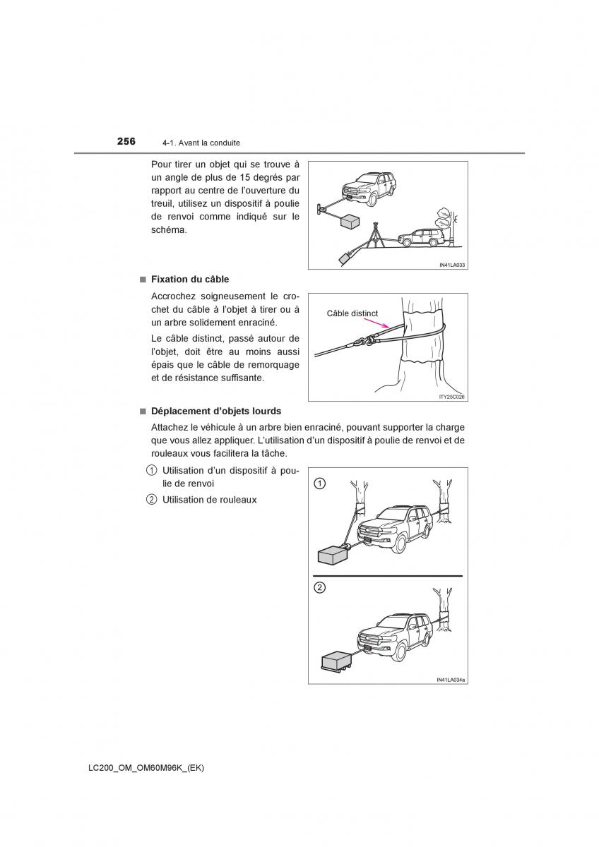 Toyota Land Cruiser J200 manuel du proprietaire / page 256