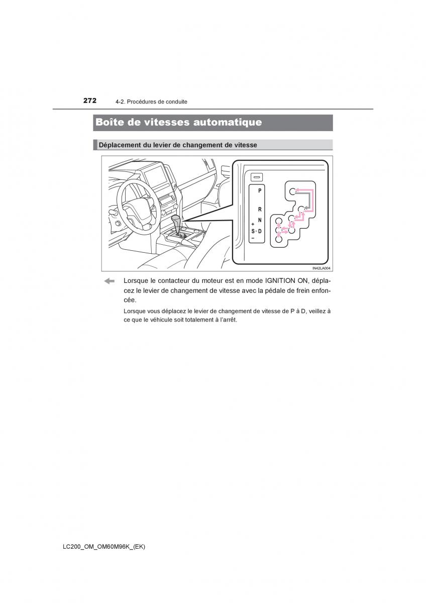 Toyota Land Cruiser J200 manuel du proprietaire / page 272