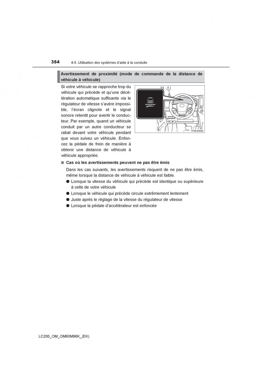 Toyota Land Cruiser J200 manuel du proprietaire / page 354