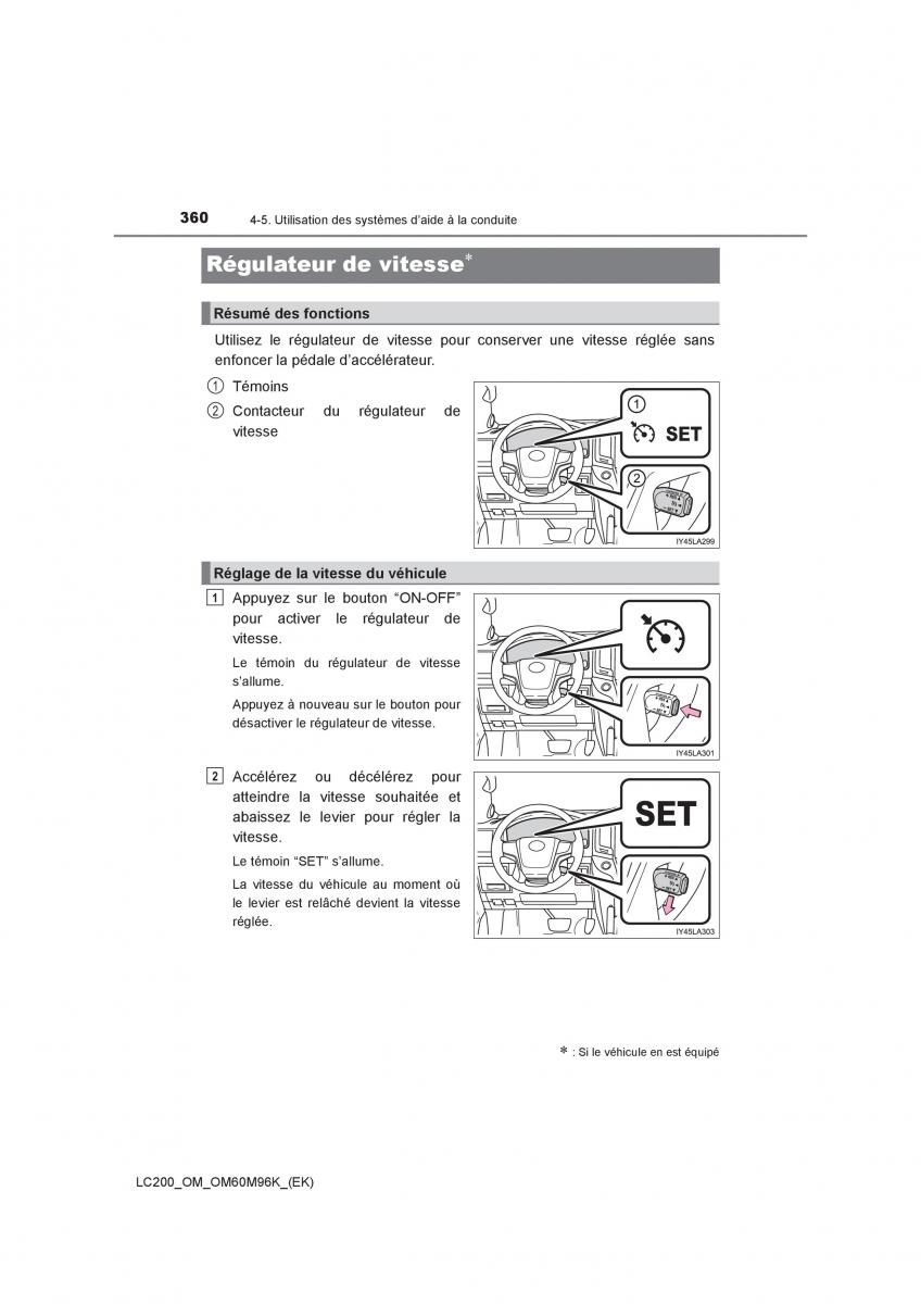 Toyota Land Cruiser J200 manuel du proprietaire / page 360