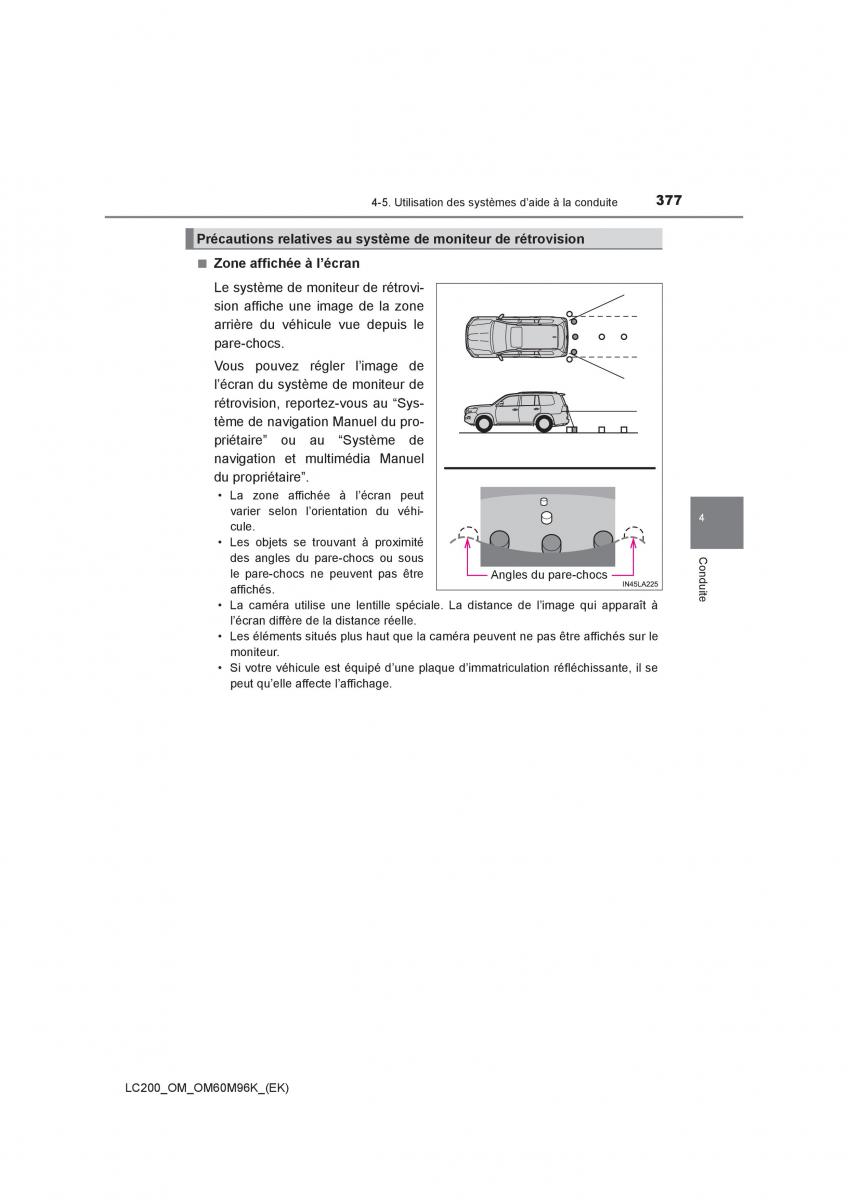 Toyota Land Cruiser J200 manuel du proprietaire / page 377