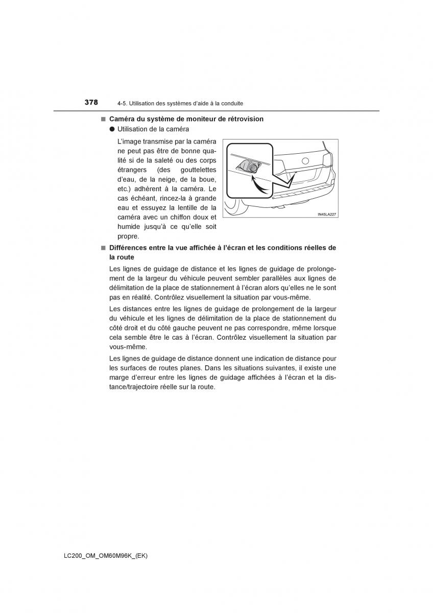 Toyota Land Cruiser J200 manuel du proprietaire / page 378