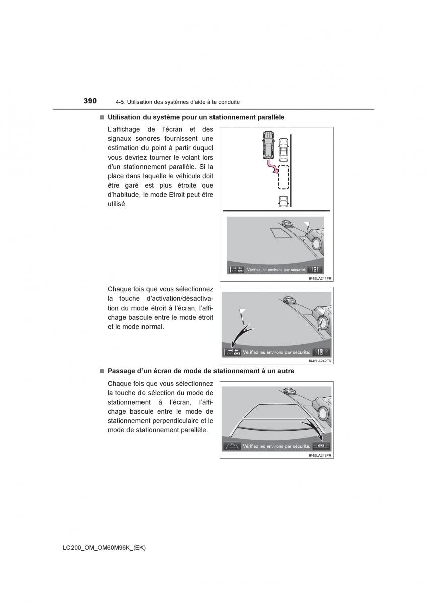 Toyota Land Cruiser J200 manuel du proprietaire / page 390