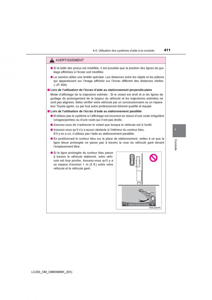 Toyota Land Cruiser J200 manuel du proprietaire / page 411