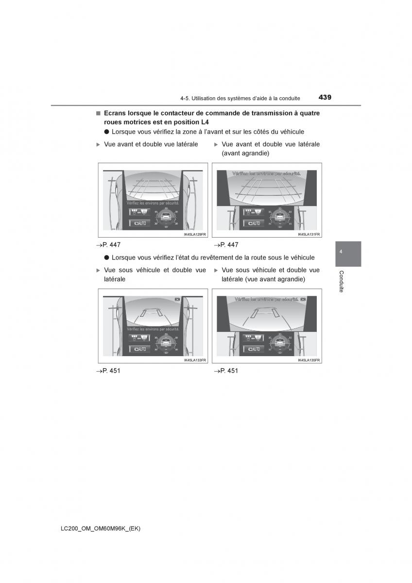 Toyota Land Cruiser J200 manuel du proprietaire / page 439