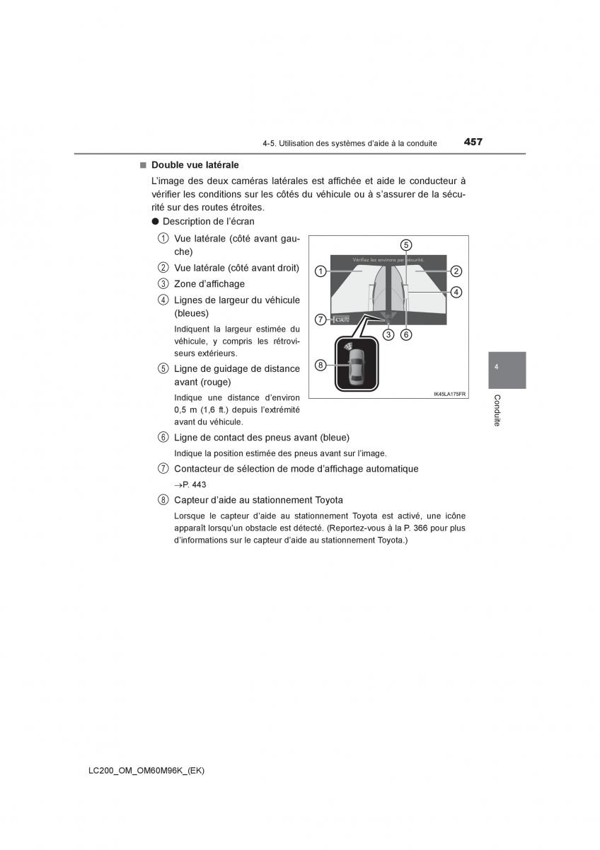 Toyota Land Cruiser J200 manuel du proprietaire / page 457