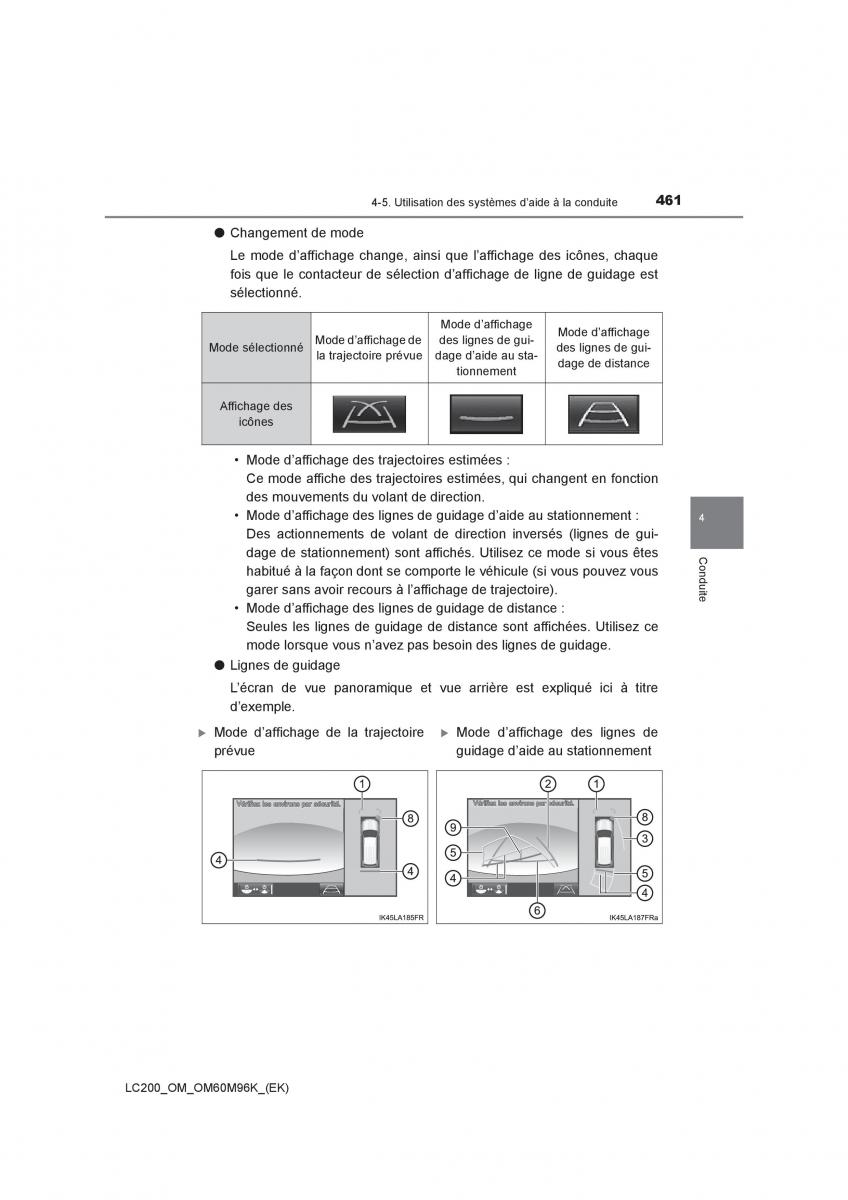 Toyota Land Cruiser J200 manuel du proprietaire / page 461