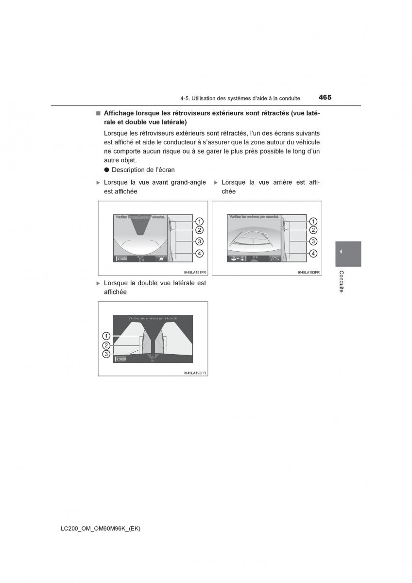 Toyota Land Cruiser J200 manuel du proprietaire / page 465