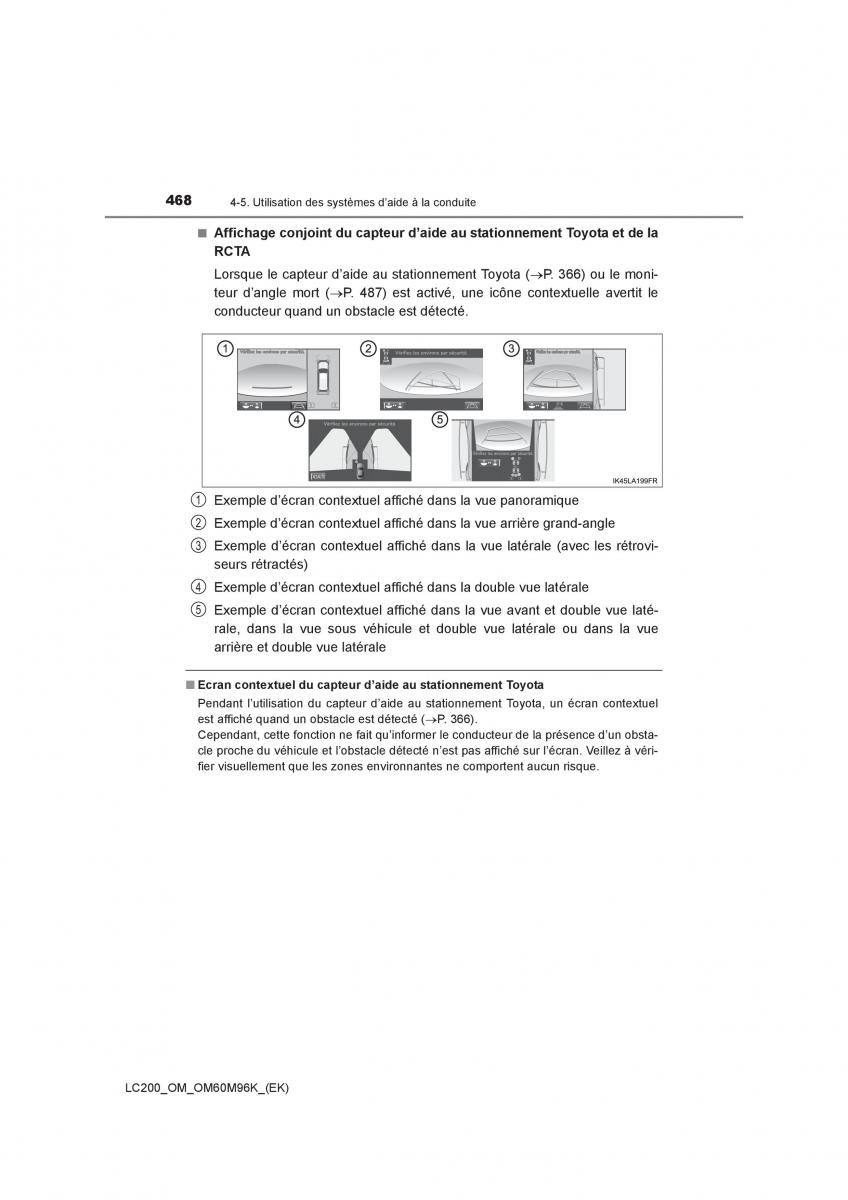 Toyota Land Cruiser J200 manuel du proprietaire / page 468