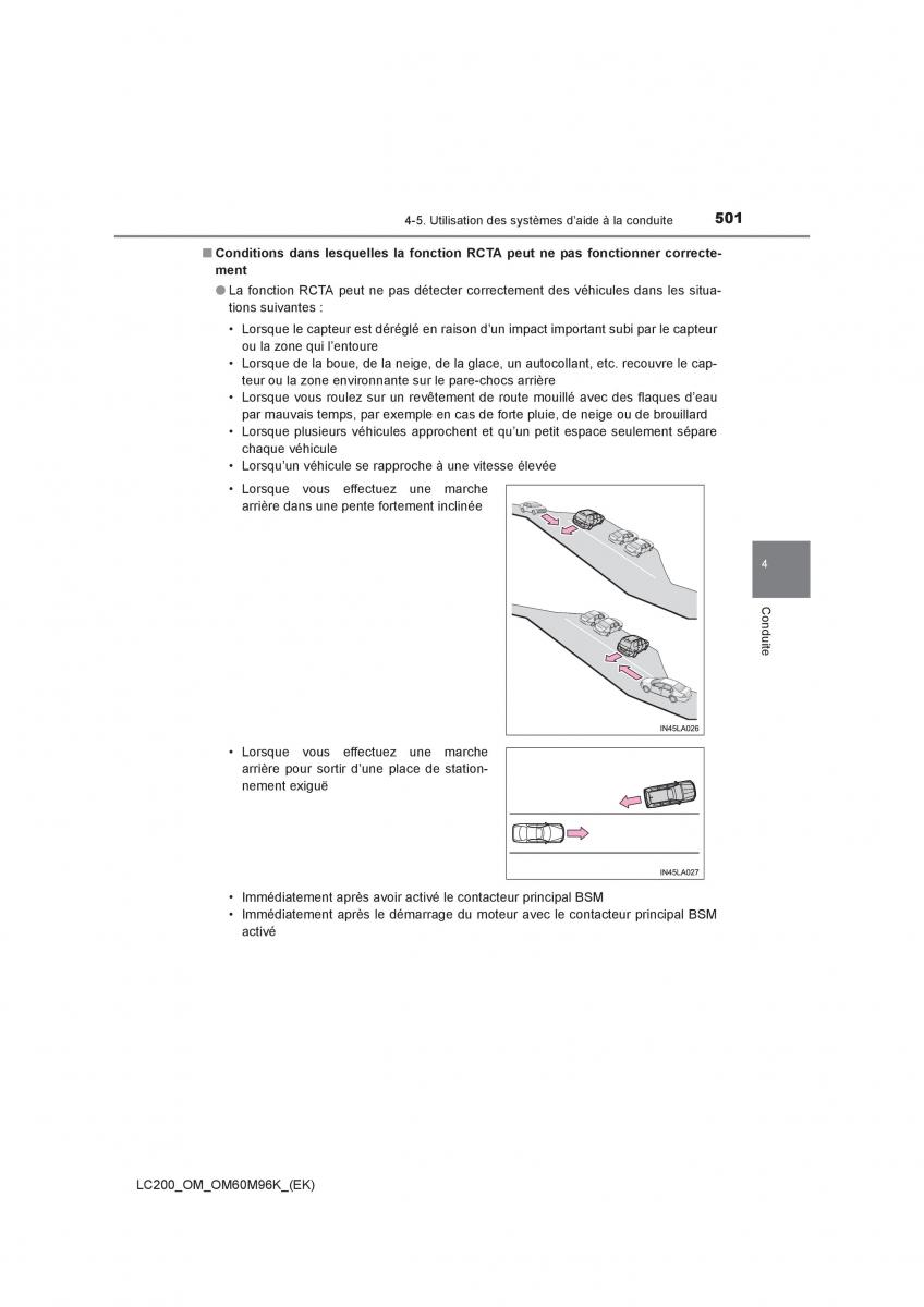 Toyota Land Cruiser J200 manuel du proprietaire / page 501