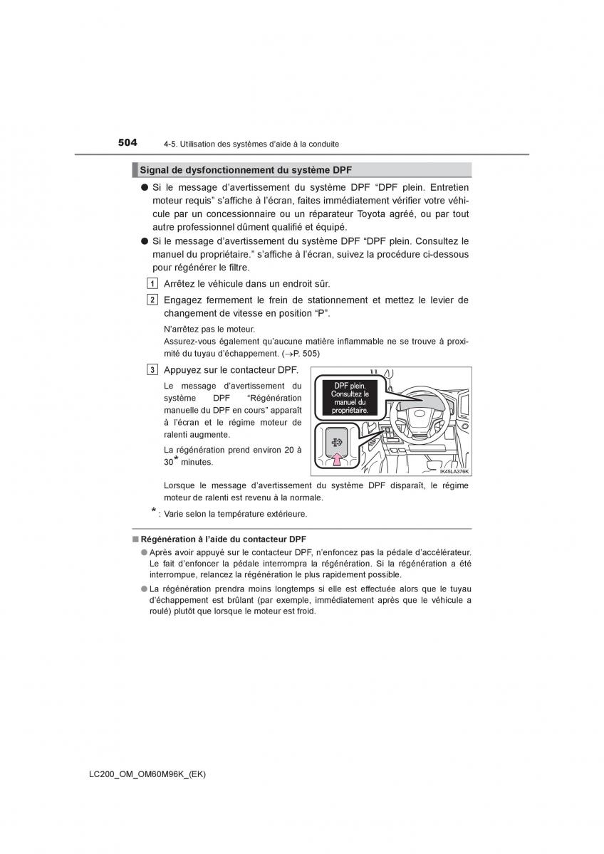 Toyota Land Cruiser J200 manuel du proprietaire / page 504