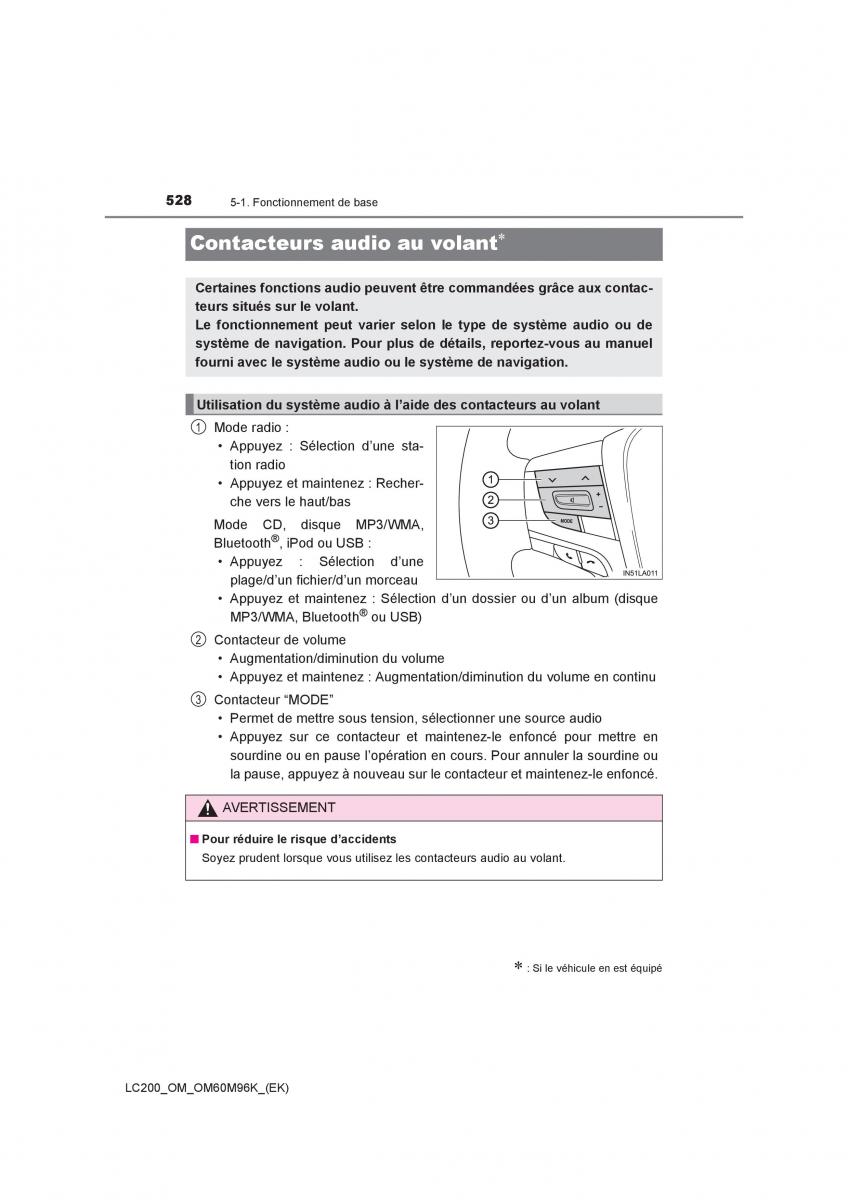 Toyota Land Cruiser J200 manuel du proprietaire / page 528