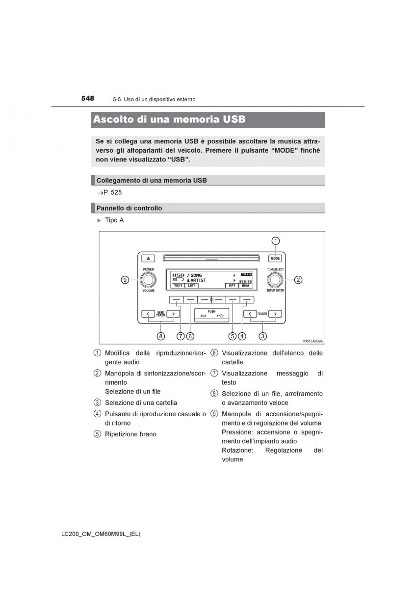 Toyota Land Cruiser J200 manuale del proprietario / page 548