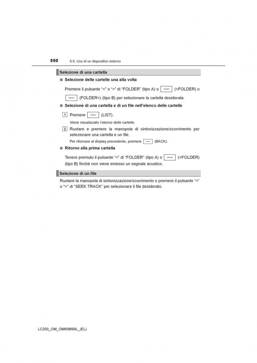 Toyota Land Cruiser J200 manuale del proprietario / page 550