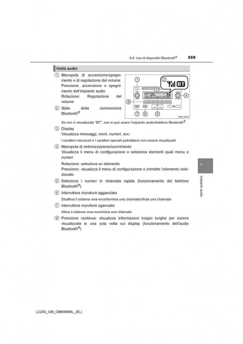 Toyota Land Cruiser J200 manuale del proprietario / page 559