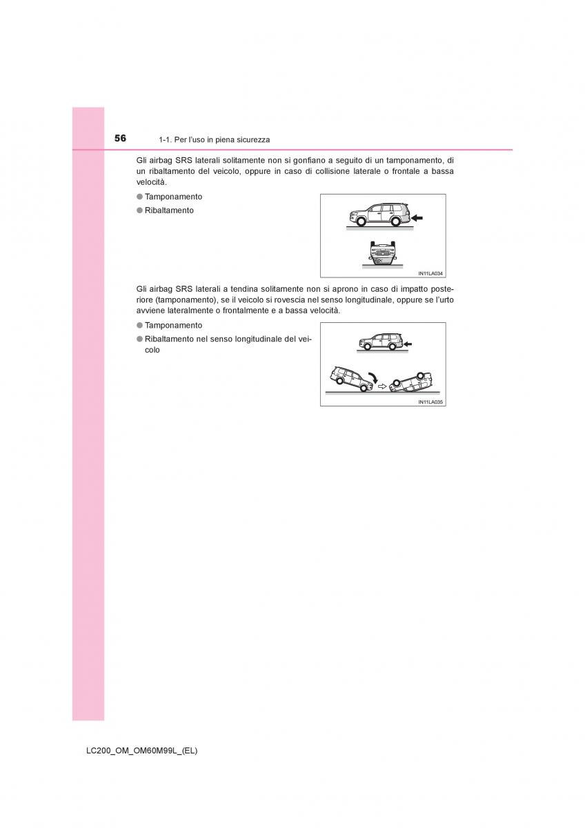 Toyota Land Cruiser J200 manuale del proprietario / page 56