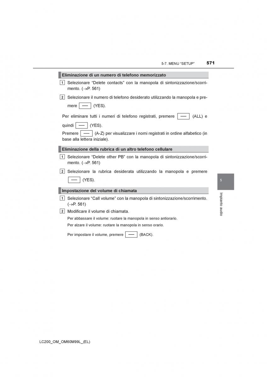 Toyota Land Cruiser J200 manuale del proprietario / page 571