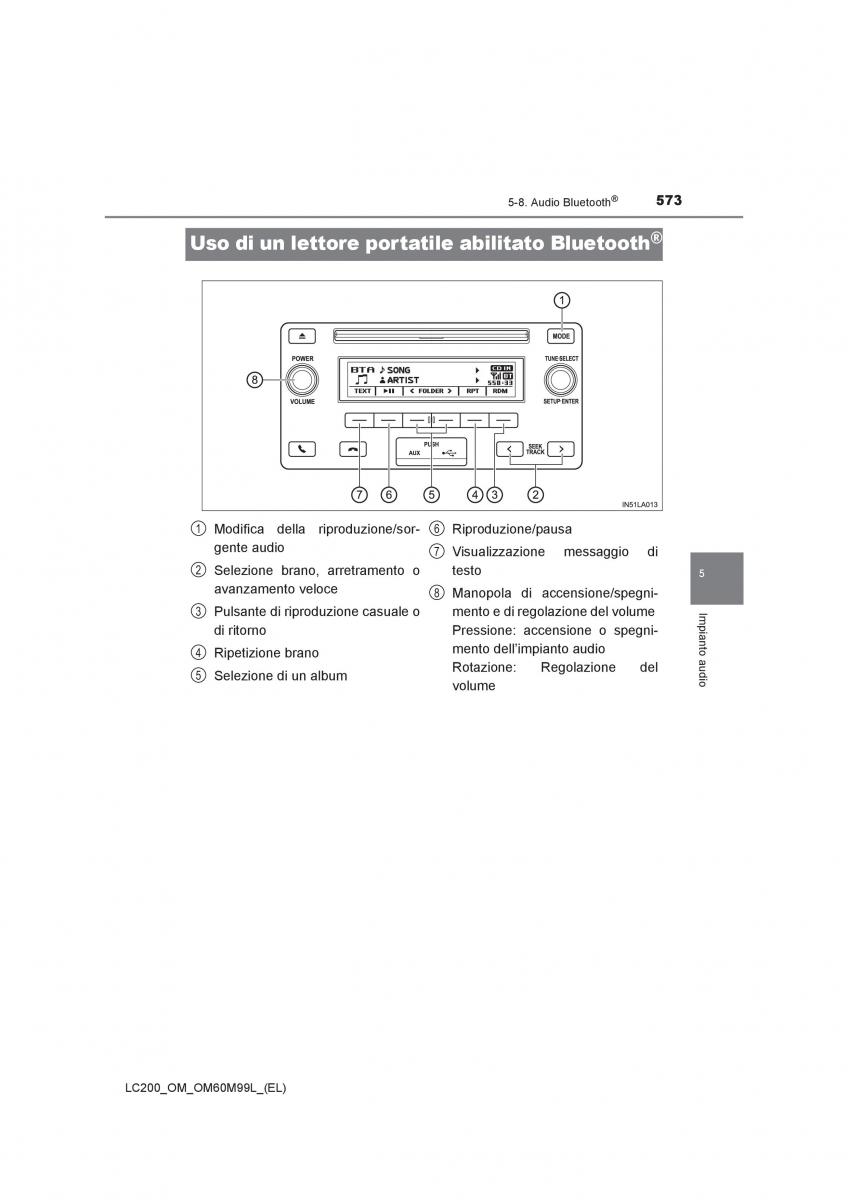 Toyota Land Cruiser J200 manuale del proprietario / page 573