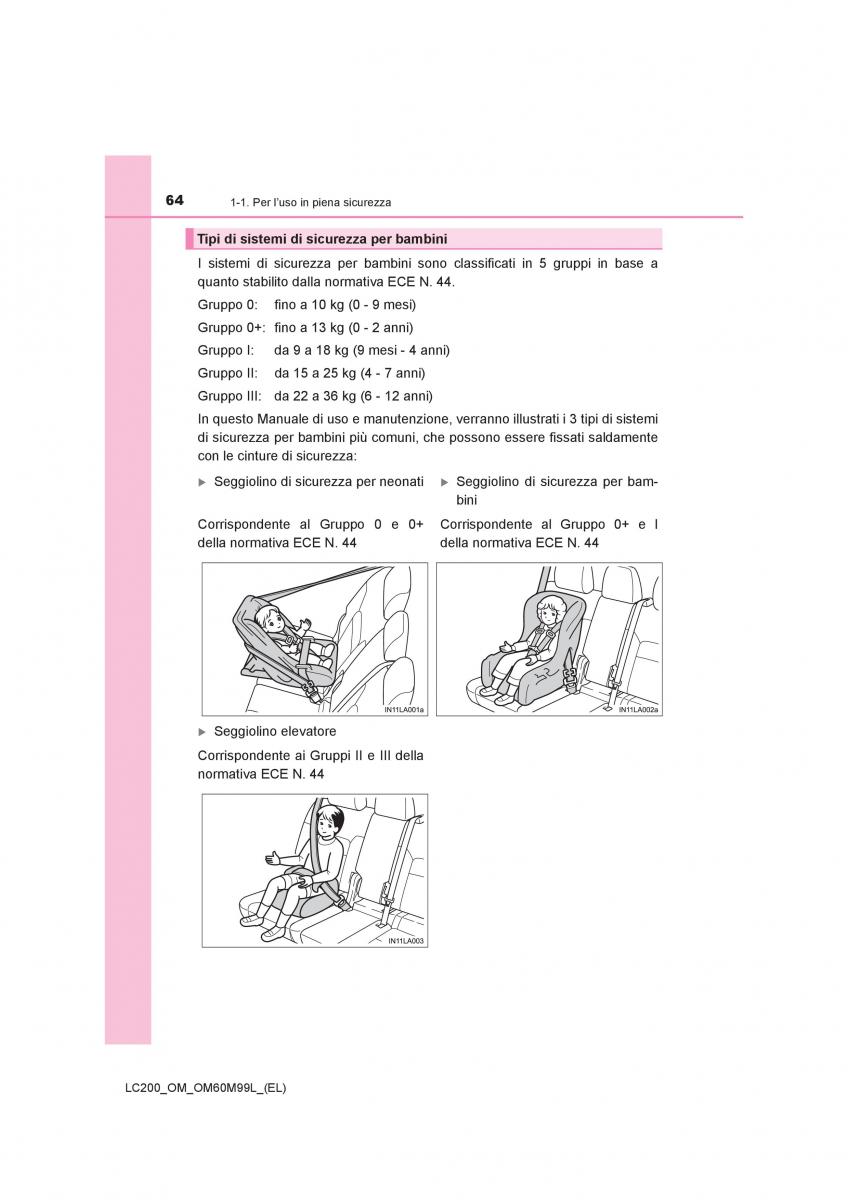 Toyota Land Cruiser J200 manuale del proprietario / page 64