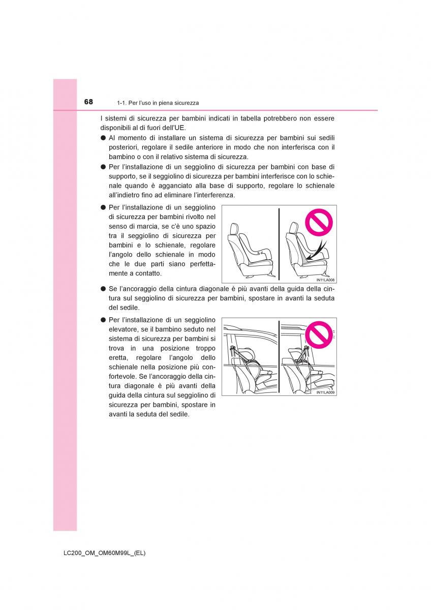 Toyota Land Cruiser J200 manuale del proprietario / page 68