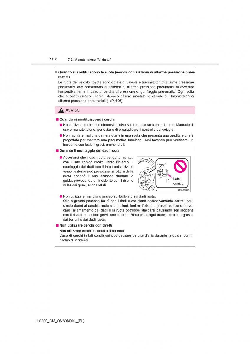 Toyota Land Cruiser J200 manuale del proprietario / page 712